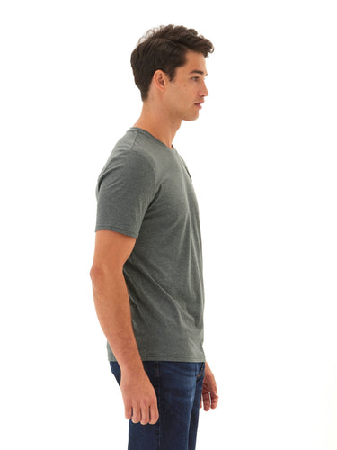 Triblend Crew Neck Tee Mens Tops Tshirt Short Threads 4 Thought
