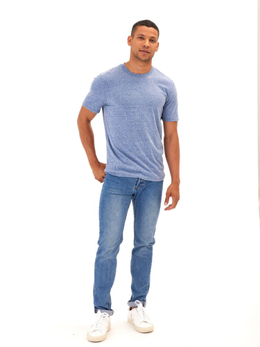 Triblend Crew Neck Tee Mens Tops Tshirt Short Threads 4 Thought