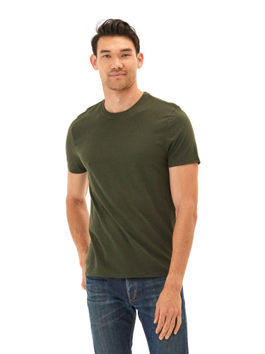 Triblend Crew Neck Tee Mens Tops Tshirt Short Threads 4 Thought
