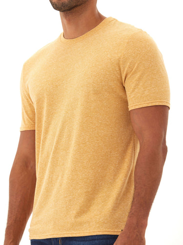 Triblend Crew Neck Tee Mens Tops Tshirt Short Threads 4 Thought