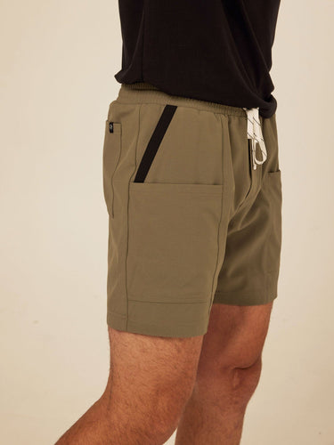 Kai Contrast Pocket Essential Eco Woven Short Threads 4 Thought