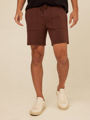 Jaxson Peached Stretch Knit Short Threads 4 Thought