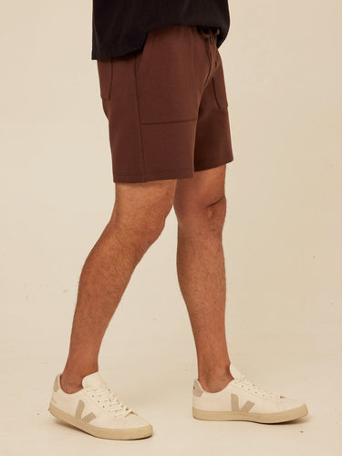 Jaxson Peached Stretch Knit Short Threads 4 Thought