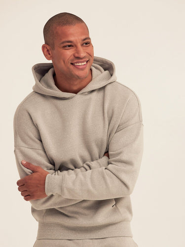 Marcel Triblend Fleece Oversized Hoodie Mens Outerwear Sweatshirt Threads 4 Thought
