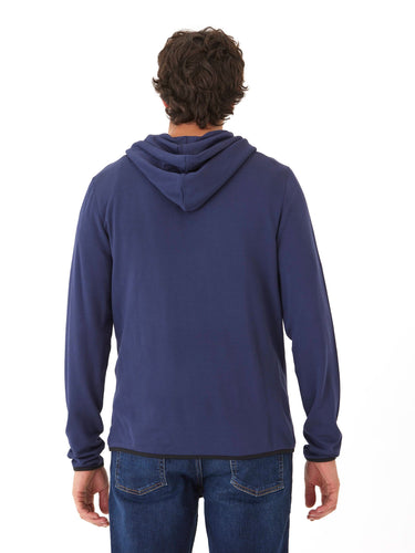 Khris 1/4 Zip Feather Fleece Hoodie Mens Outerwear Sweatshirt Threads 4 Thought