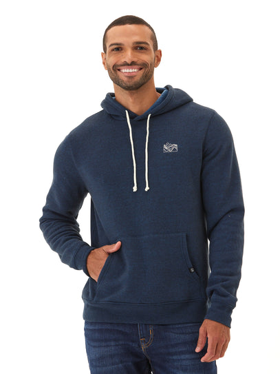 Embroidered Triblend Pullover Hoodie Mens Outerwear Sweatshirt Threads 4 Thought