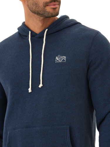 Embroidered Triblend Pullover Hoodie Mens Outerwear Sweatshirt Threads 4 Thought