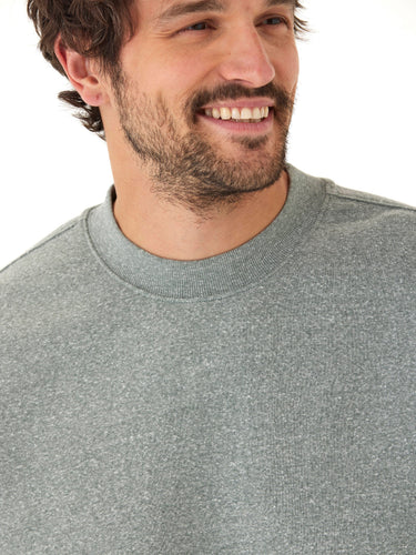 Rudy Triblend Fleece Drop Shoulder Sweatshirt Mens Outerwear Sweatshirt Threads 4 Thought