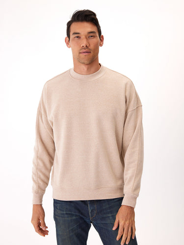 Rudy Triblend Fleece Drop Shoulder Sweatshirt Mens Outerwear Sweatshirt Threads 4 Thought
