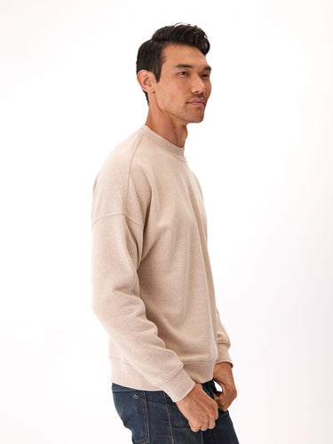 Rudy Triblend Fleece Drop Shoulder Sweatshirt Mens Outerwear Sweatshirt Threads 4 Thought