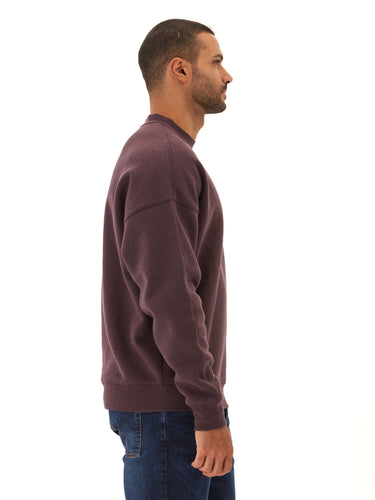Rudy Triblend Fleece Drop Shoulder Sweatshirt Mens Outerwear Sweatshirt Threads 4 Thought