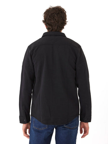 Mika Triblend Fleece Button Down Mens Outerwear Sweatshirt Threads 4 Thought