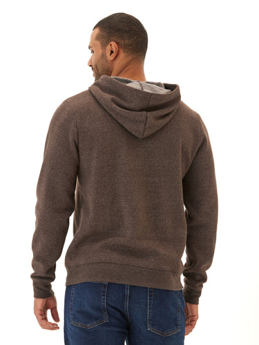 Kieran Triblend Fleece Henley Hoodie Mens Tops Tshirt Long Henley Threads 4 Thought