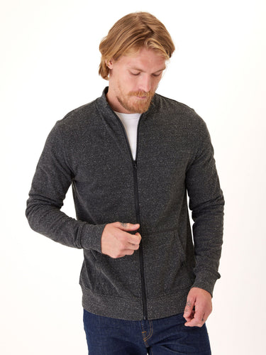 Brandon Triblend Fleece Full Zip Jacket Mens Outerwear Sweatshirt Threads 4 Thought
