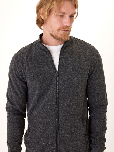 Brandon Triblend Fleece Full Zip Jacket Mens Outerwear Sweatshirt Threads 4 Thought