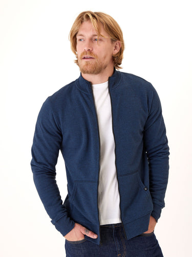 Brandon Triblend Fleece Full Zip Jacket Mens Outerwear Sweatshirt Threads 4 Thought