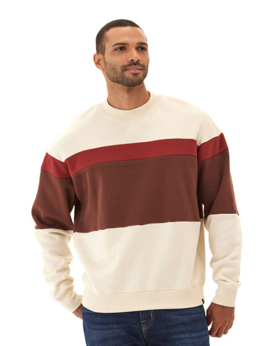 Rudy CVC Fleece Colorblock Pullover Mens Outerwear Sweatshirt Threads 4 Thought