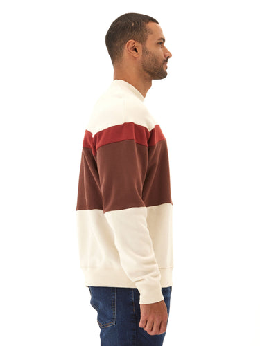 Rudy CVC Fleece Colorblock Pullover Mens Outerwear Sweatshirt Threads 4 Thought