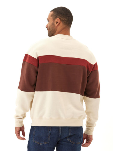 Rudy CVC Fleece Colorblock Pullover Mens Outerwear Sweatshirt Threads 4 Thought