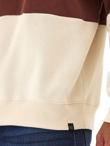 Rudy CVC Fleece Colorblock Pullover Mens Outerwear Sweatshirt Threads 4 Thought