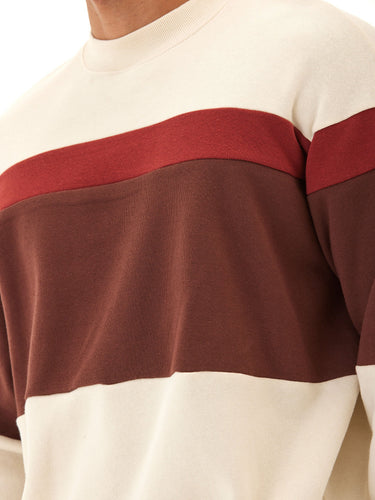Rudy CVC Fleece Colorblock Pullover Mens Outerwear Sweatshirt Threads 4 Thought