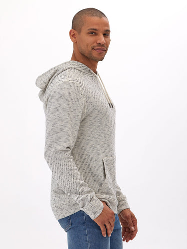 Nico Striped Terry Pullover Hoodie Mens Outerwear Sweatshirt Threads 4 Thought