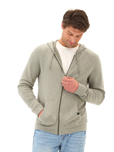 Jordyn Stripe Terry Full Zip Mens Outerwear Sweatshirt Threads 4 Thought