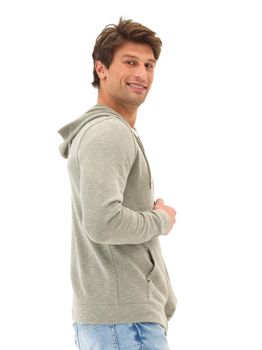 Jordyn Stripe Terry Full Zip Mens Outerwear Sweatshirt Threads 4 Thought