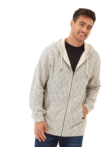 Jordyn Stripe Terry Full Zip Mens Outerwear Sweatshirt Threads 4 Thought
