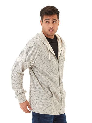 Jordyn Stripe Terry Full Zip Mens Outerwear Sweatshirt Threads 4 Thought