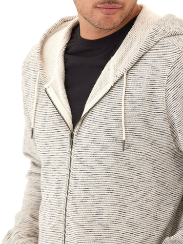 Jordyn Stripe Terry Full Zip Mens Outerwear Sweatshirt Threads 4 Thought