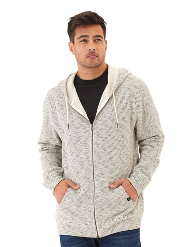 Jordyn Stripe Terry Full Zip Mens Outerwear Sweatshirt Threads 4 Thought