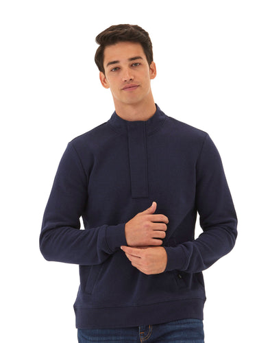 Kason Triblend Fleece 1/4 Zip Mens Outerwear Sweatshirt Threads 4 Thought