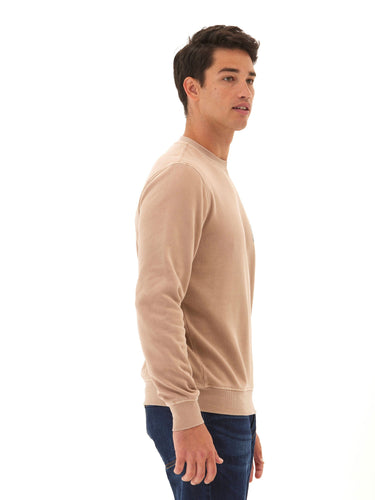 Mineral Wash Graphic Fleece Crew Mens Outerwear Sweatshirt Threads 4 Thought