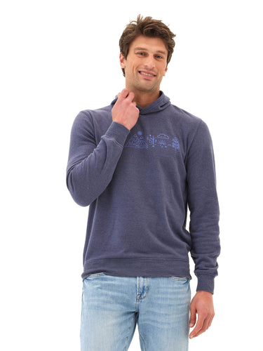 Mineral Wash Graphic Hoodie Mens Outerwear Sweatshirt Threads 4 Thought