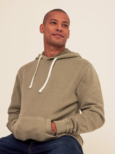 Everett Heavyweight Relaxed Pullover Hoodie Mens Outerwear Sweatshirt Threads 4 Thought
