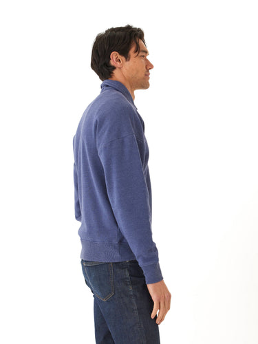 Gabe Mineral Wash Fleece 1/4 Zip Pullover Mens Outerwear Sweatshirt Threads 4 Thought