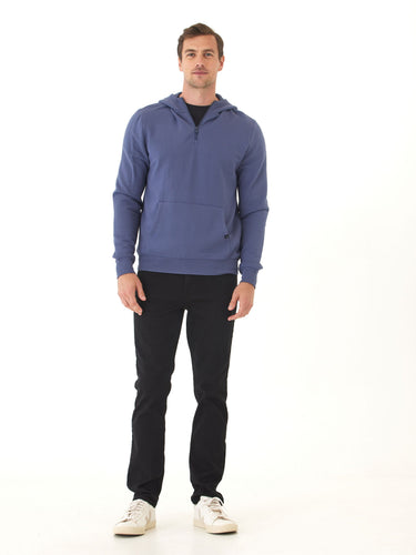 Colton Modal Fleece Half Zip Hoodie Threads 4 Thought