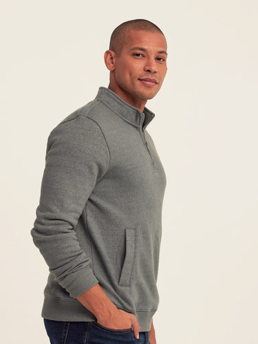 Greg Eco Fleece Quarter Zip Pullover Threads 4 Thought