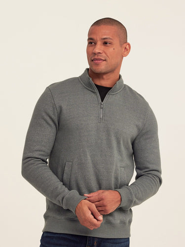 Greg Eco Fleece Quarter Zip Pullover Threads 4 Thought