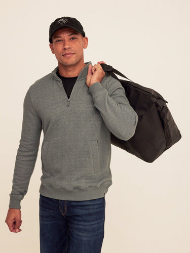 Greg Eco Fleece Quarter Zip Pullover Threads 4 Thought