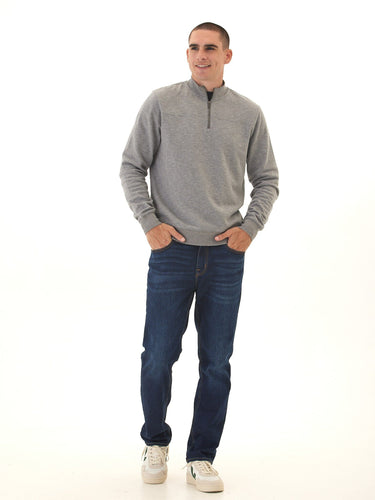 Christian Comfort Slub Terry Half Zip Pullover Threads 4 Thought