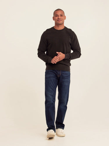 Corey Denim Terry Crew Sweatshirt Threads 4 Thought