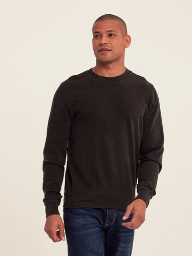 Corey Denim Terry Crew Sweatshirt Threads 4 Thought