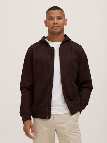 Tommie Eco Stretch Woven Zip Hoodie Mens Outerwear Sweatshirt Threads 4 Thought