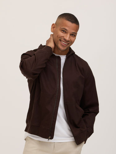 Tommie Eco Stretch Woven Zip Hoodie Mens Outerwear Sweatshirt Threads 4 Thought
