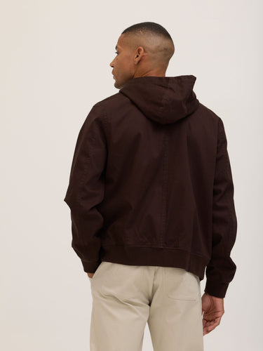 Tommie Eco Stretch Woven Zip Hoodie Mens Outerwear Sweatshirt Threads 4 Thought