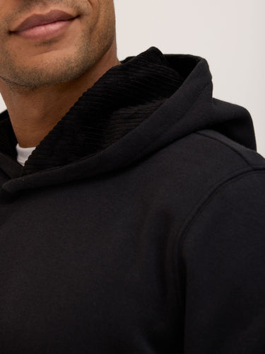Geno Corduroy Mix Hoodie Mens Outerwear Sweatshirt Threads 4 Thought