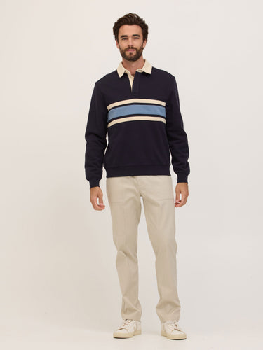 Alvin Heavy Terry Rugby Pullover Mens Outerwear Sweatshirt Threads 4 Thought