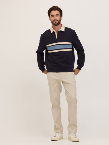 Alvin Heavy Terry Rugby Pullover Mens Outerwear Sweatshirt Threads 4 Thought